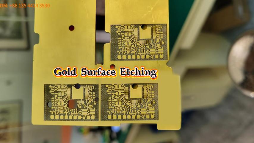 Gold Surface Etching: High-Precision Circuit Processing for Advanced Electronics